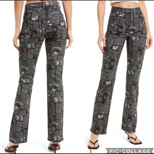 reformation peyton peace high style zine bootcut jeans - 28